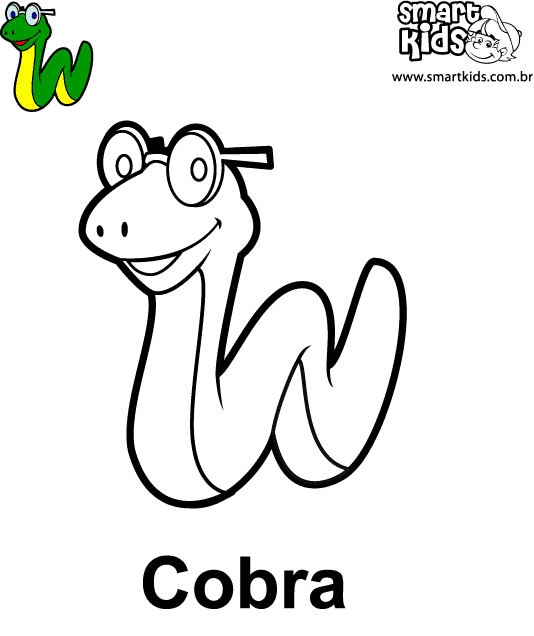 Desenho de Serpente grande para Colorir - Colorir.com